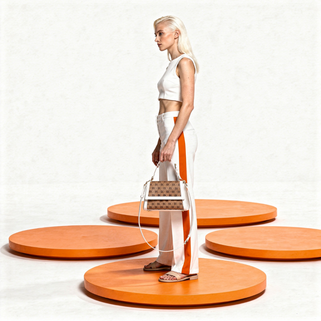 INFINITY SATCHEL White BAG