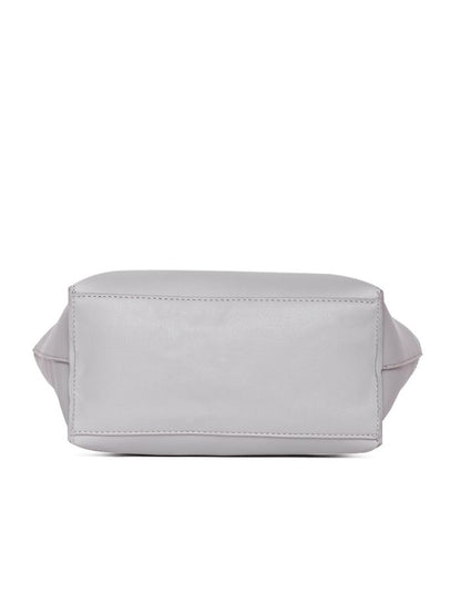 Elegant Grey Tote Handbag
