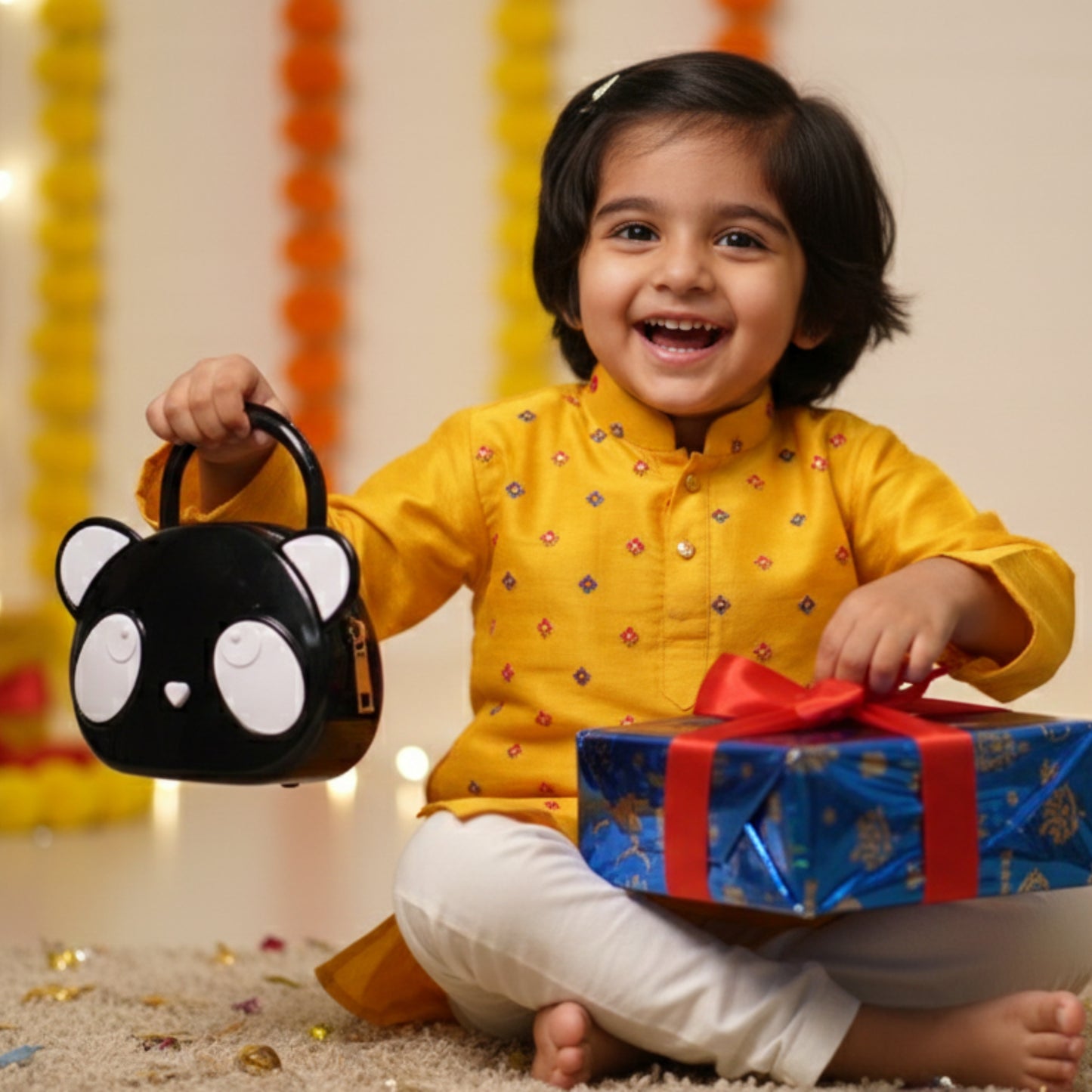 Cute Panda Mini Handbag for Girls – Adorable Animal Face Fashion Purse & Kids Shoulder Bag