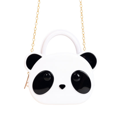 Cute Panda Mini Handbag for Girls – Adorable Animal Face Fashion Purse & Kids Shoulder Bag