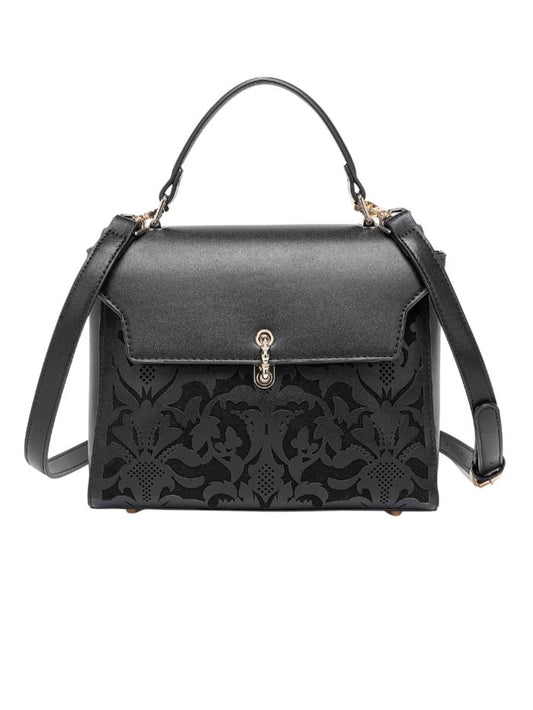 EMPORIO EMBOSSED MESSENGER B Black HANDBAG