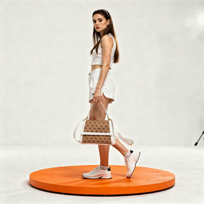 INFINITY SATCHEL White BAG