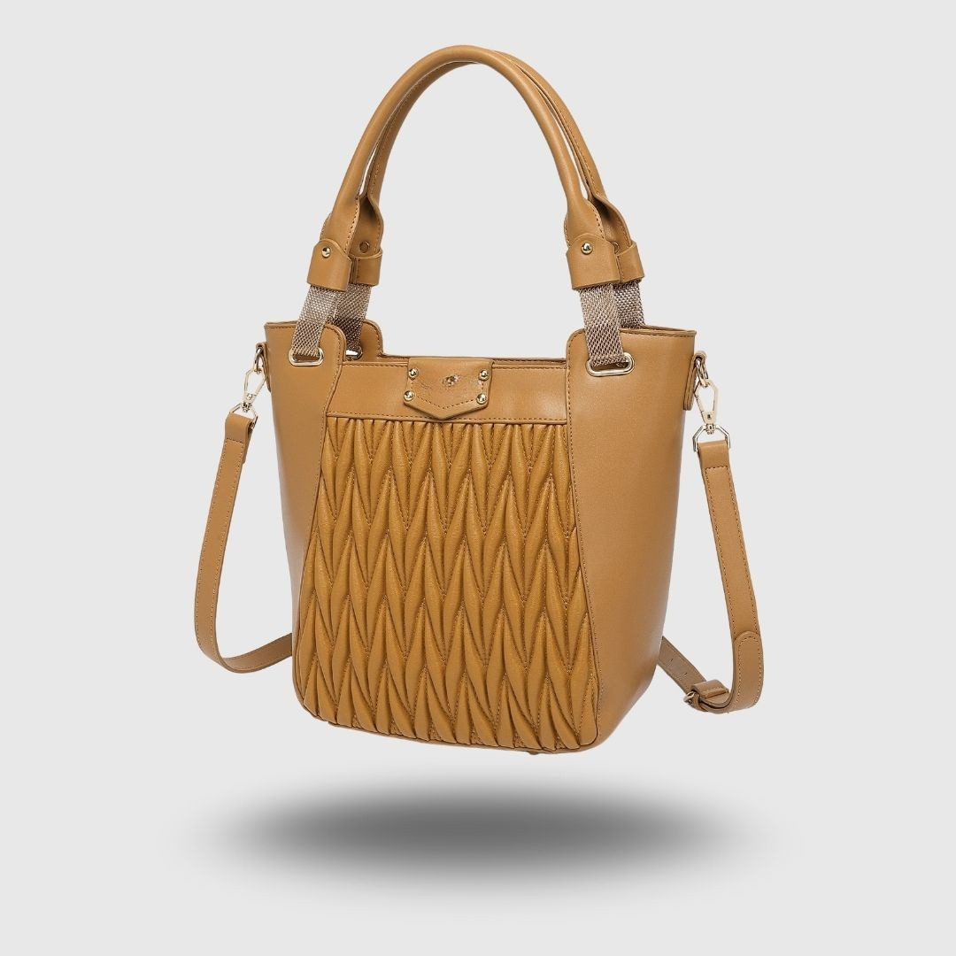 EMPORIO AURA Camel TOTE BAG