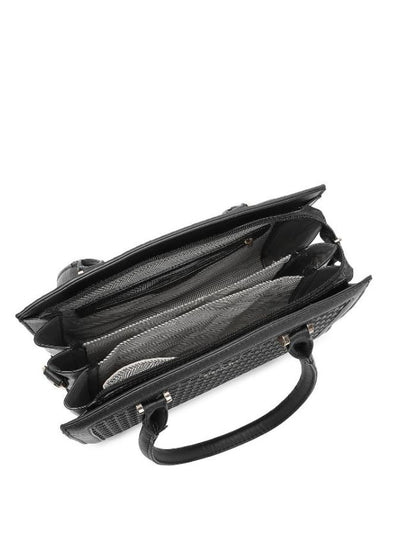 Premium Black Women Handbag with Adjustable Sling Strap