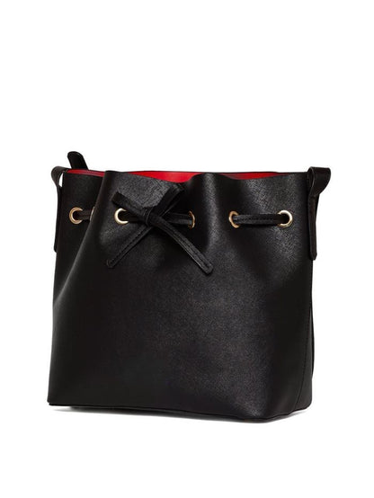 Elegant Black Bucket Sling Bag