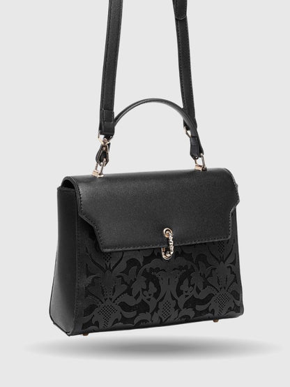 EMPORIO EMBOSSED MESSENGER B Black HANDBAG