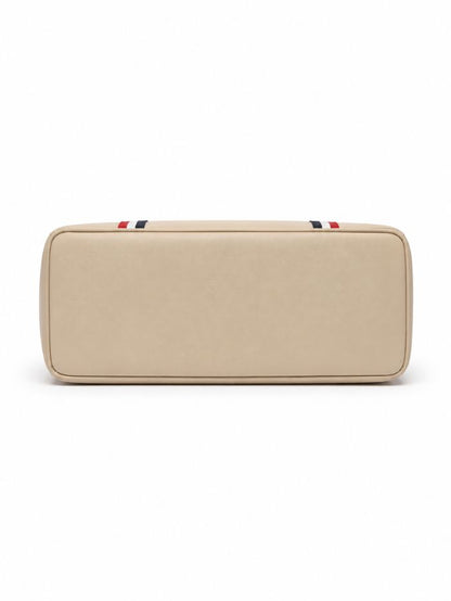 Premium Beige Women Handbag with Adjustable Shoulder Strap