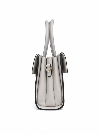Premium Grey Women Handbag with Adjustable Sling Strap