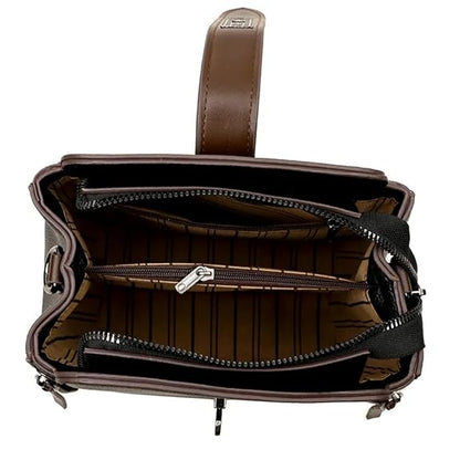 Classy Double Belt Sling Bag | Premium Wide-Strap Crossbody for Women