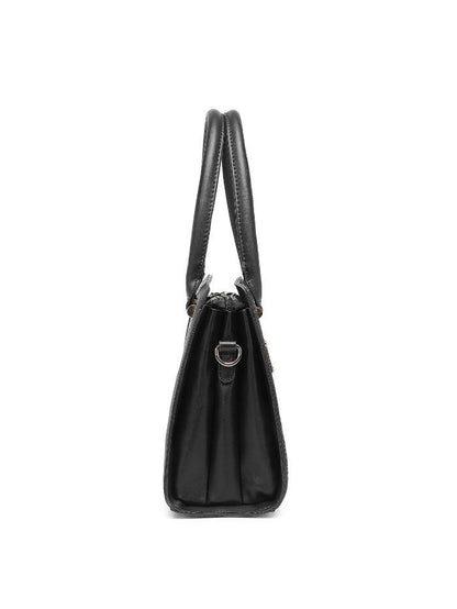 Premium Black Women Handbag with Adjustable Sling Strap