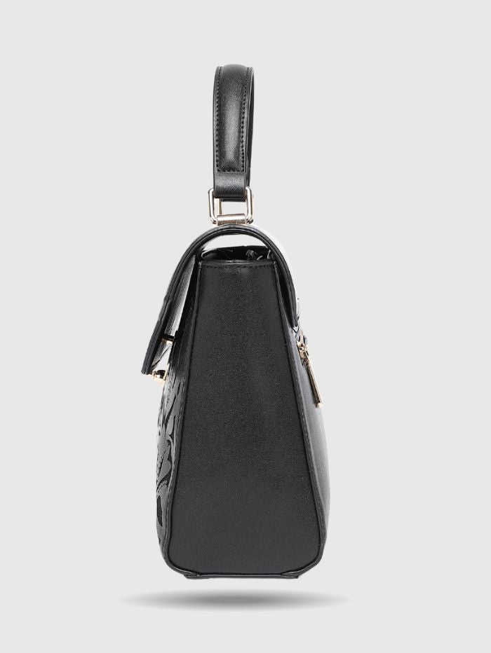 EMPORIO EMBOSSED MESSENGER B Black HANDBAG