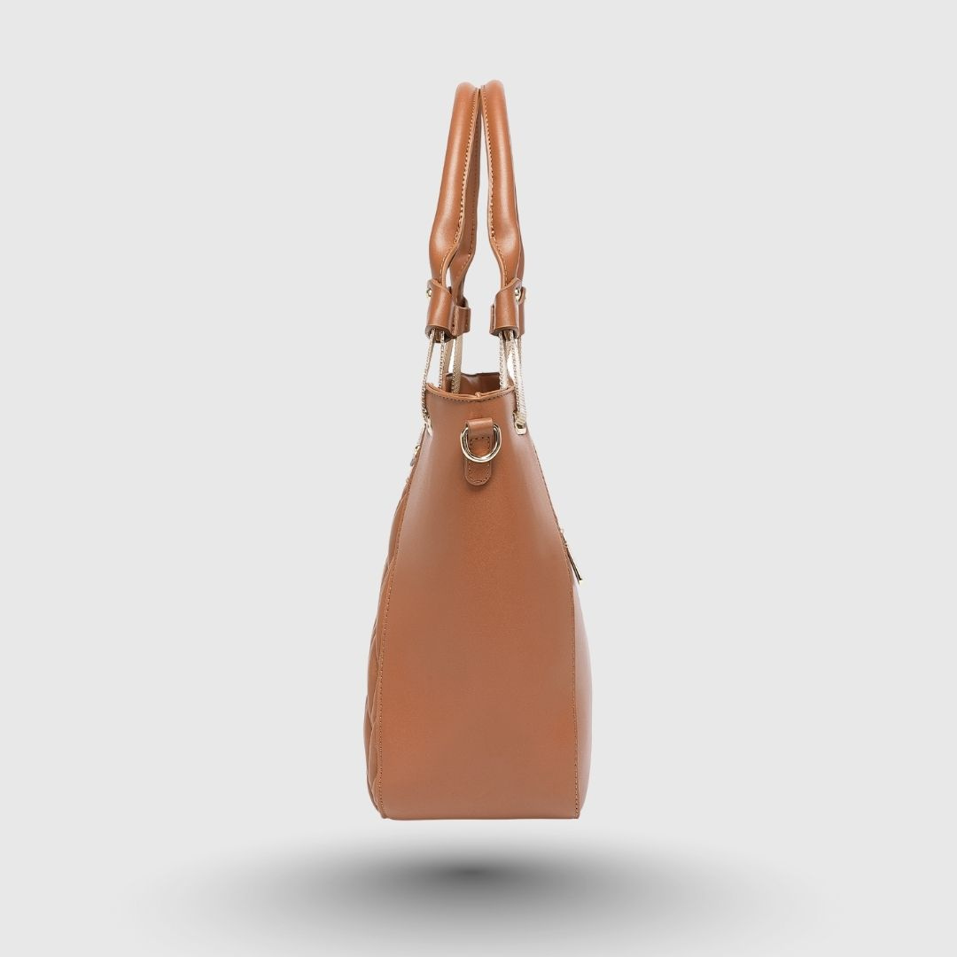 EMPORIO AURA Brown TOTE BAG