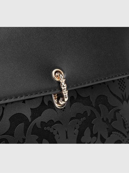 EMPORIO EMBOSSED MESSENGER B Black HANDBAG