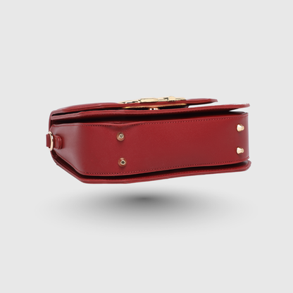 INFINITY FLORAL Maroon SATCHEL BAG