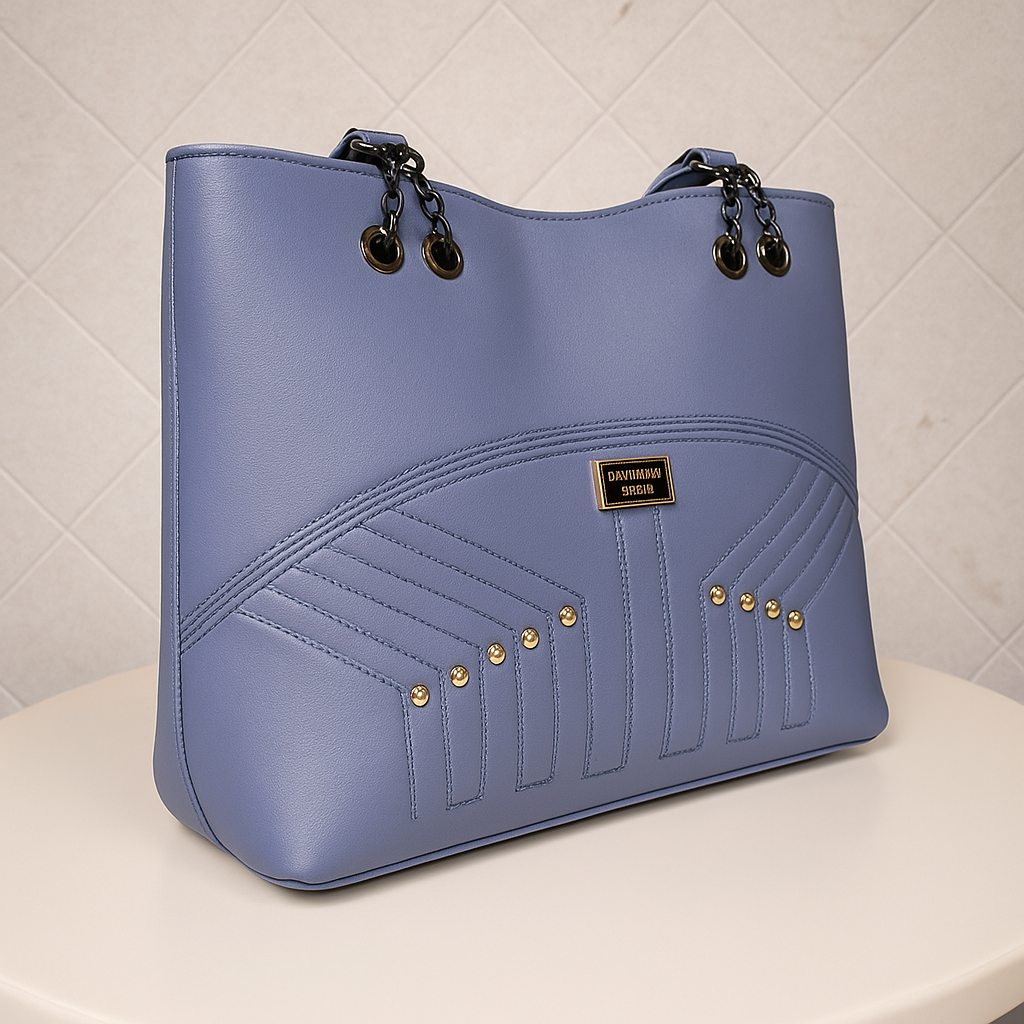 Noir Luxe Tote Bag