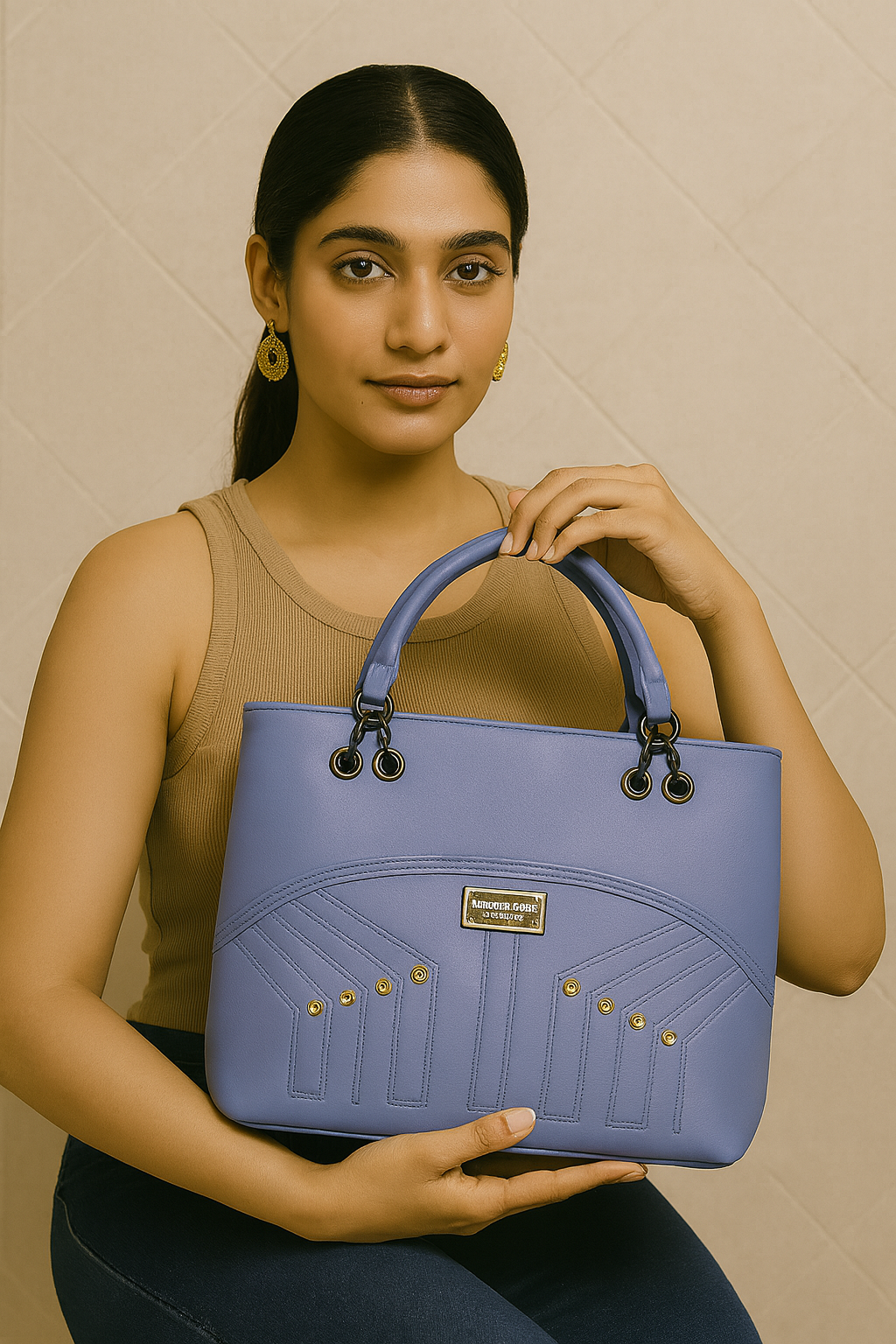 Noir Luxe Tote Bag