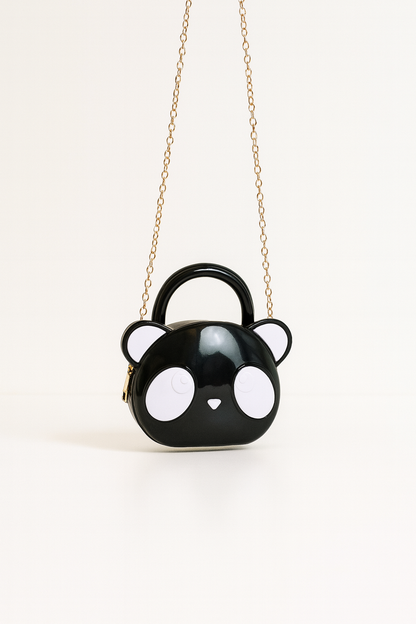 Cute Panda Mini Handbag for Girls – Adorable Animal Face Fashion Purse & Kids Shoulder Bag
