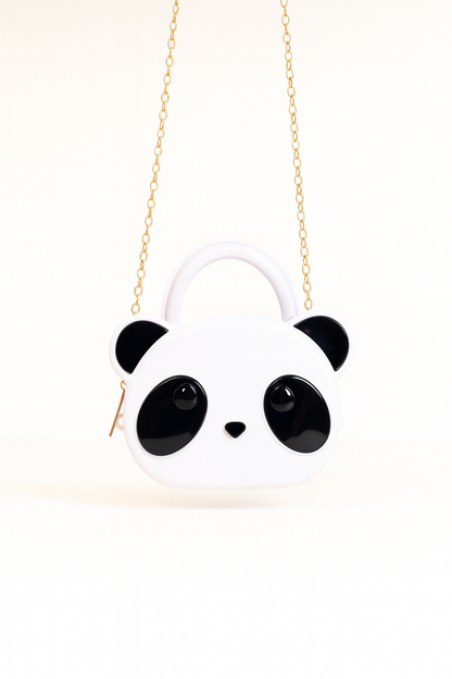 Cute Panda Mini Handbag for Girls – Adorable Animal Face Fashion Purse & Kids Shoulder Bag
