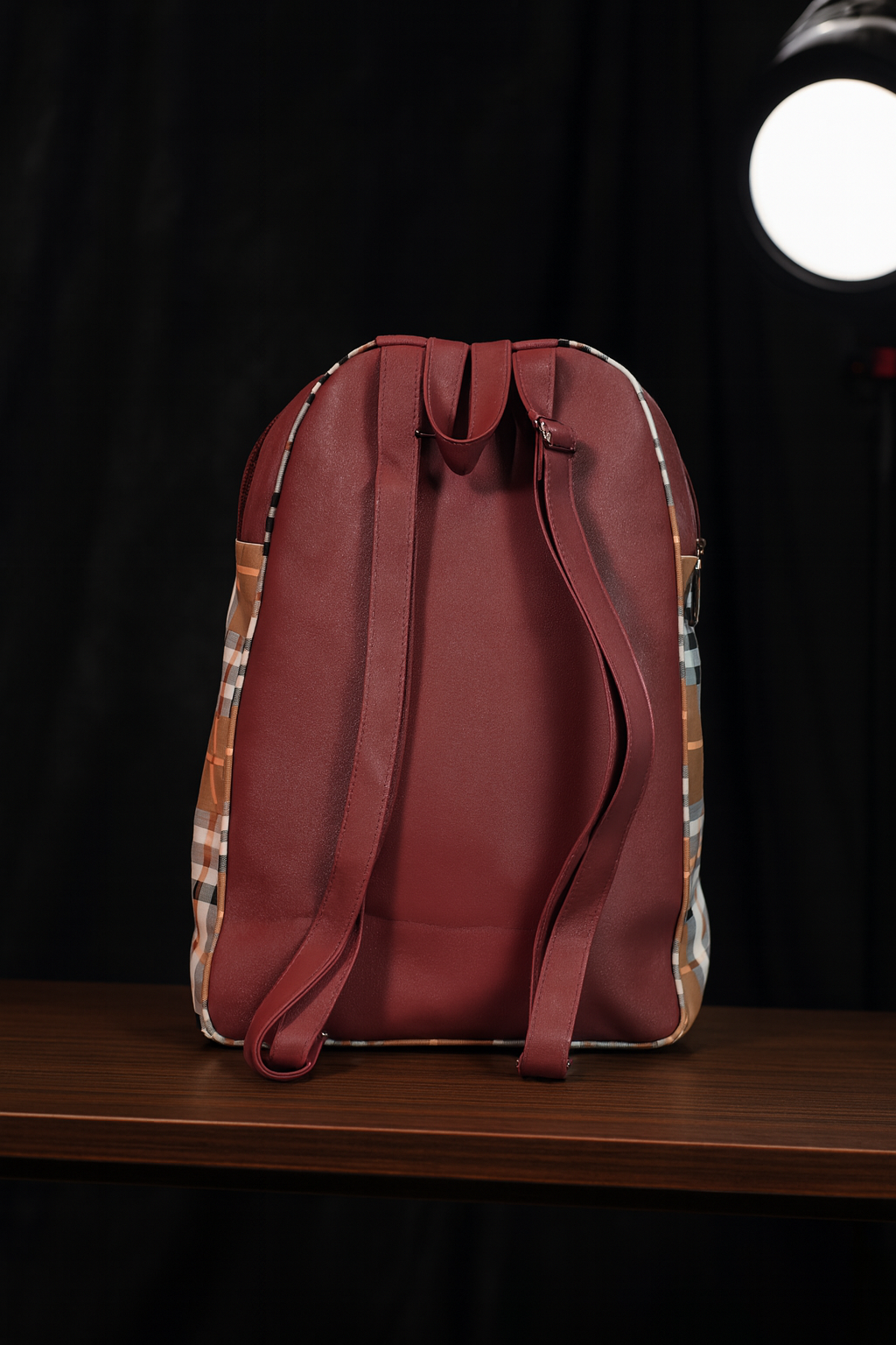 Stylish Check Pattern School Bag for Kids & Teens, Fashion Mini Travel Bookbag
