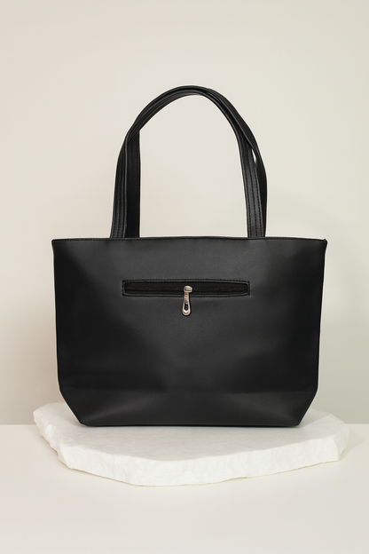 Large Capacity Fashion Shoulder Bag with Teddy Bear Charm for Work, School & Everyday Use