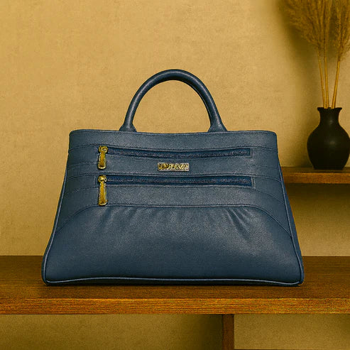 Blush Structured Tote Handbag For Women