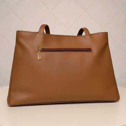 Blush Structured Tote Handbag For Women