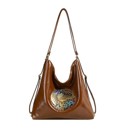 Premium Embossed Design Shoulder Handbag for Everyday Style